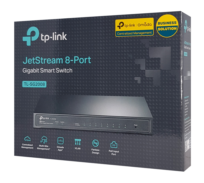 Δεύτερη φωτογραφία του TP-LINK JetStream smart switch TL-SG2008