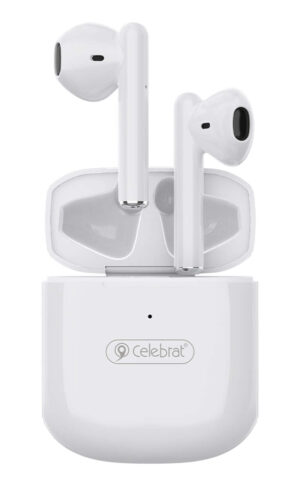 CELEBRAT earphones με θήκη φόρτισης W16