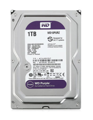 WD σκληρός δίσκος 3.5" Purple Surveillance 1TB