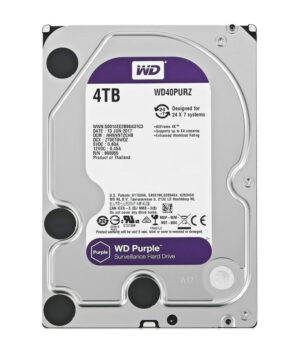 WD σκληρός δίσκος 3.5" Purple Surveillance 4TB